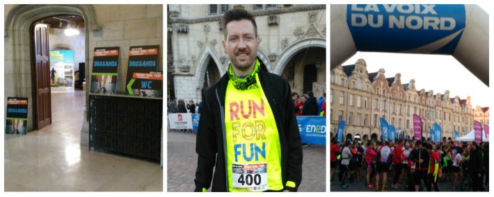 Rcupration des dossards pour Urban Trail Arras